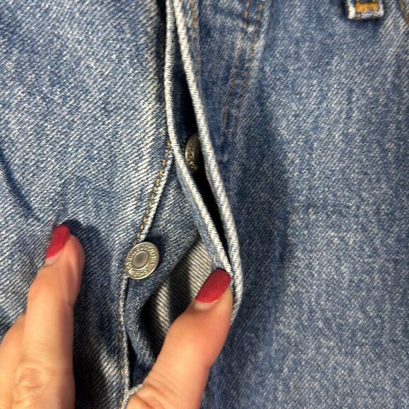 Levi’s Mens 501xx Button Fly Straight Jeans size W34 x L34 - Picture 3 of 9